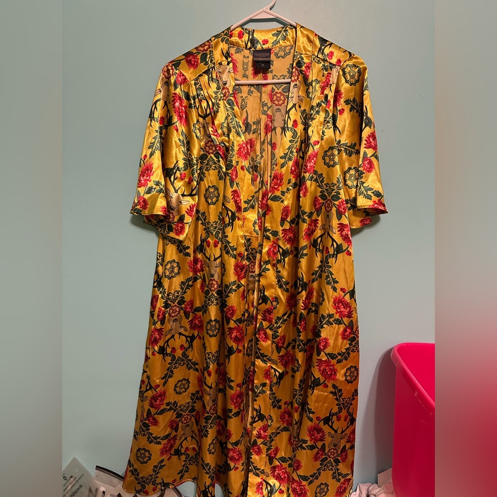 Outlander Collection Yellow Robe Kimono